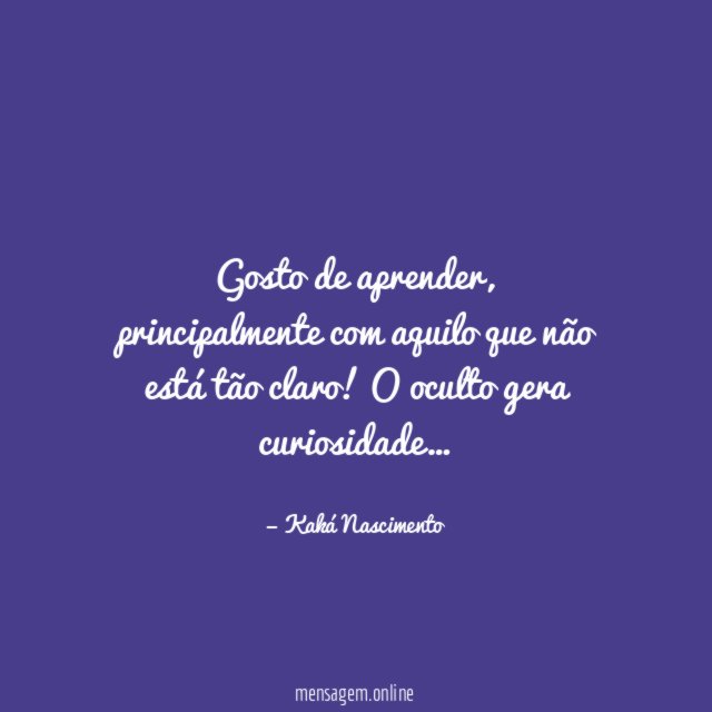 Gosto de aprender