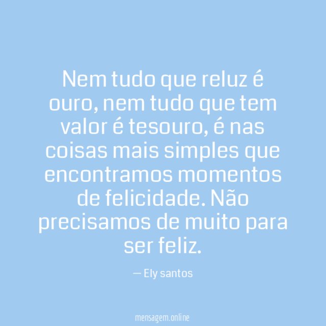 Nem tudo que reluz é ouro