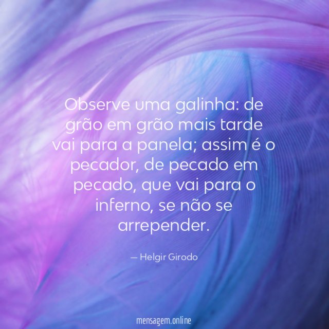 Observe uma galinha