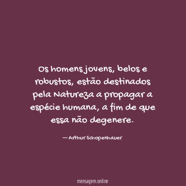 Os homens jovens