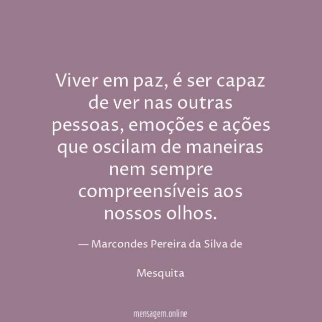 Viver em paz