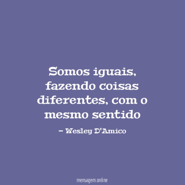 Somos iguais