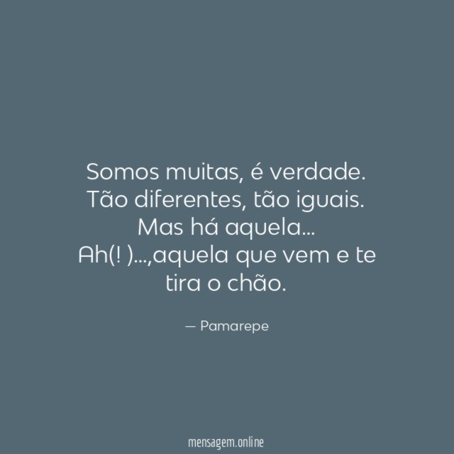 Somos muitas