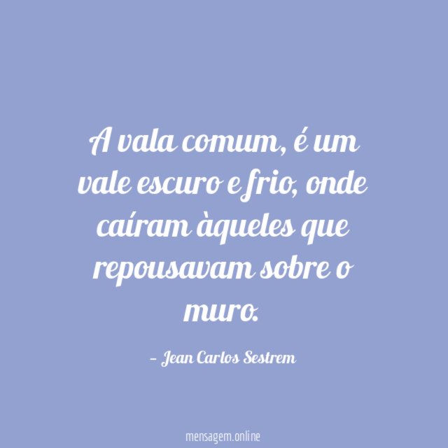 A vala comum