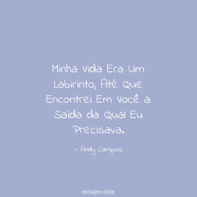 Minha Vida Era Um Labirinto
