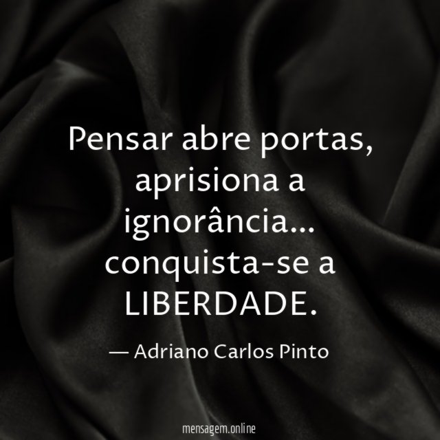 Pensar abre portas