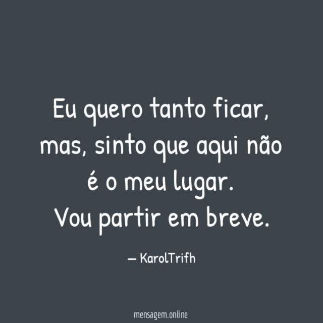 Eu quero tanto ficar
