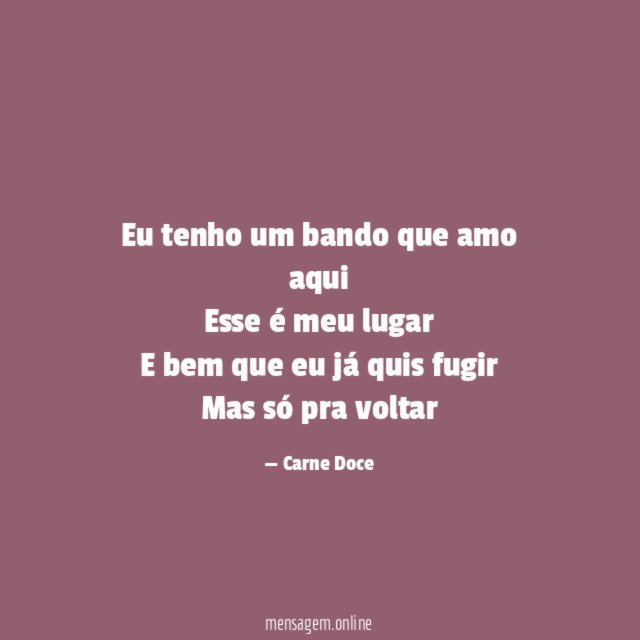 Eu tenho um bando que amo aqui Esse é