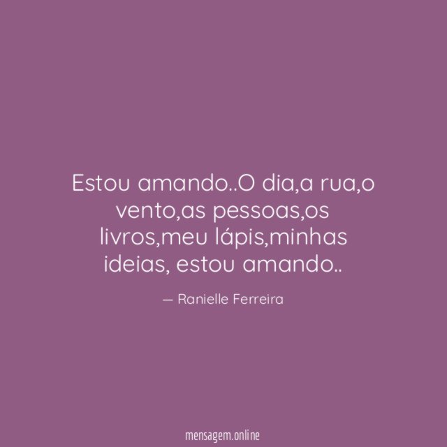 Estou amando