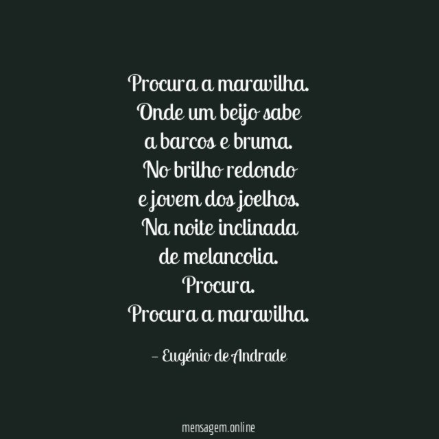 Procura a maravilha.