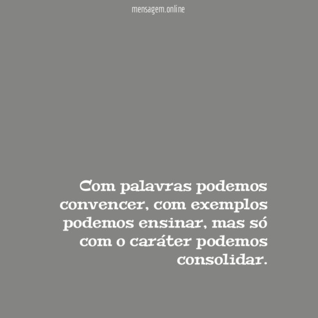 Com palavras podemos convencer