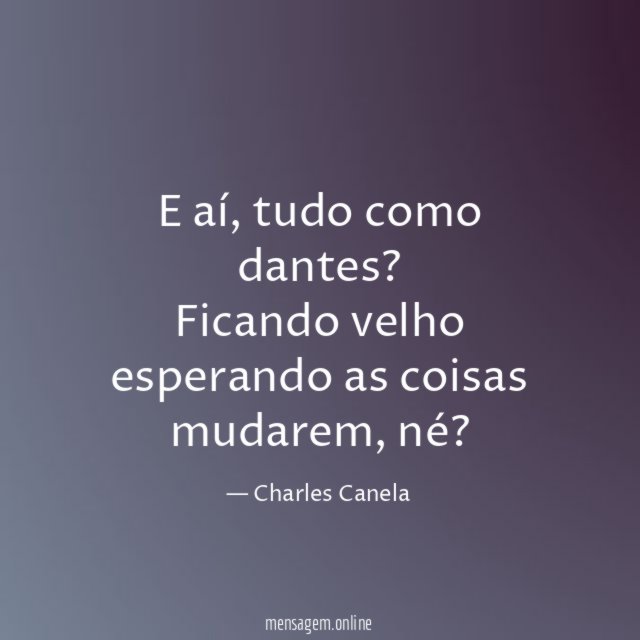 E aí