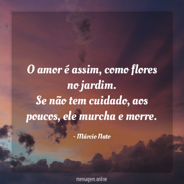O amor é assim