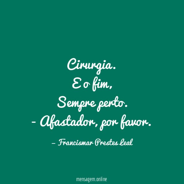 Cirurgia.