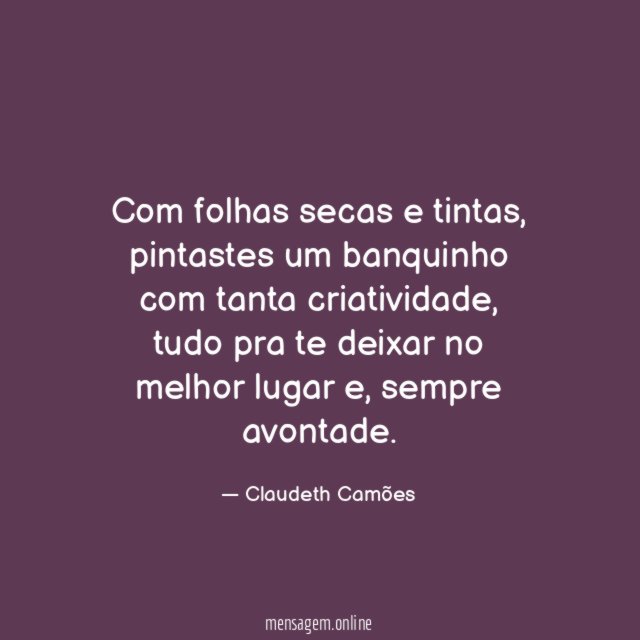 Com folhas secas e tintas