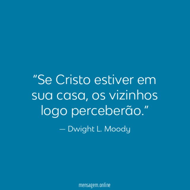 Se Cristo estiver em sua casa