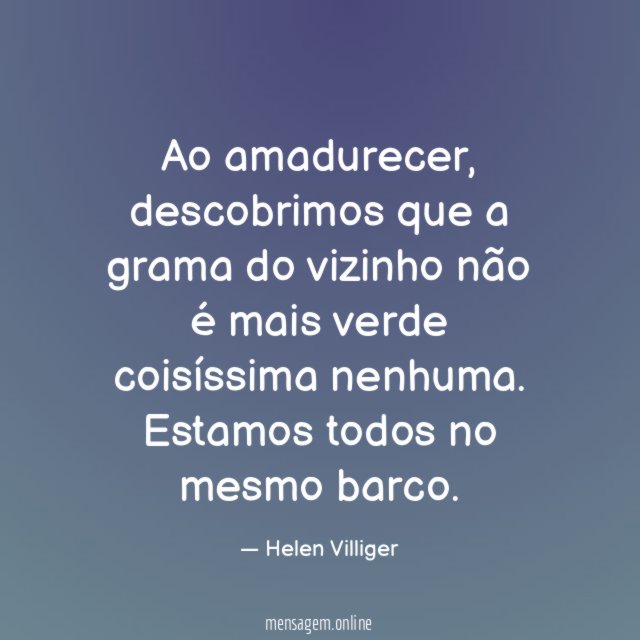 Ao amadurecer