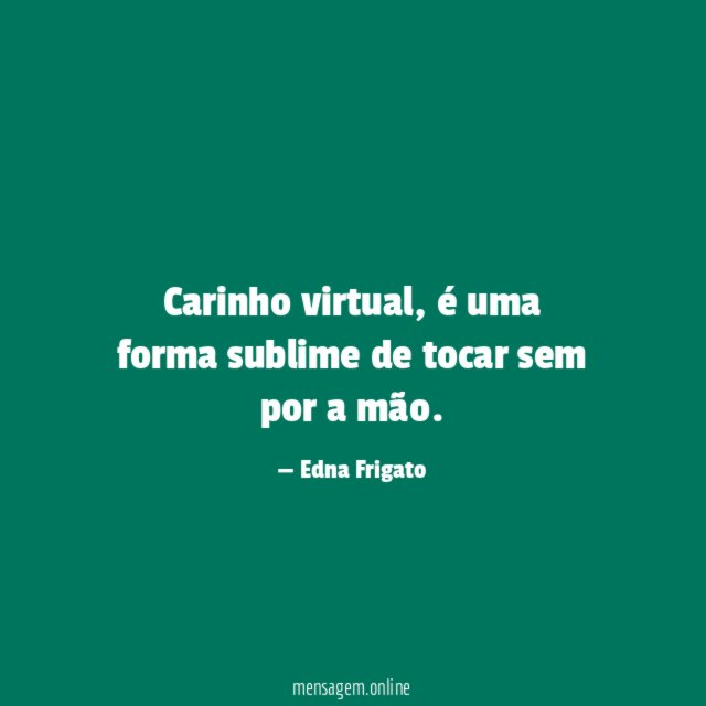 Carinho virtual