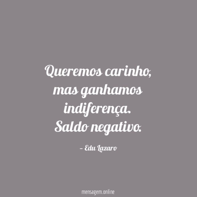 Queremos carinho