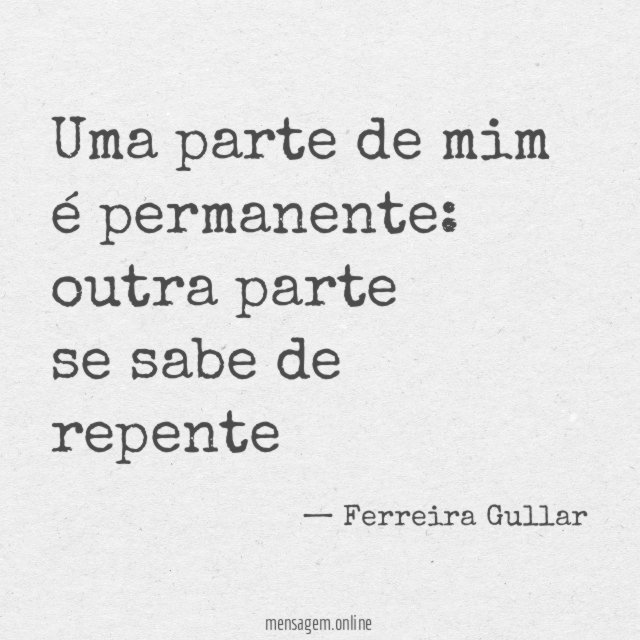 Uma parte de mim é permanente