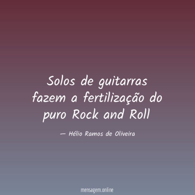 Solos de guitarras fazem a fertilização do puro Rock and Roll
