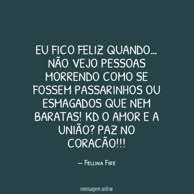 Eu Fico Feliz Quando
