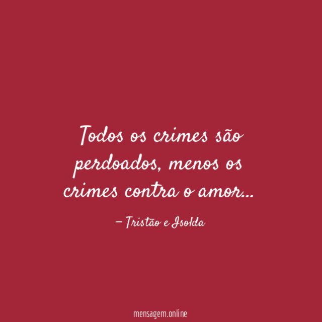 Todos os crimes são perdoados