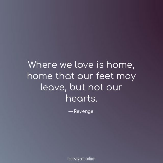 Where we love is home
