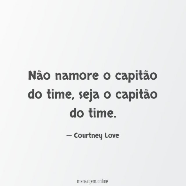 Não namore o capitão do time