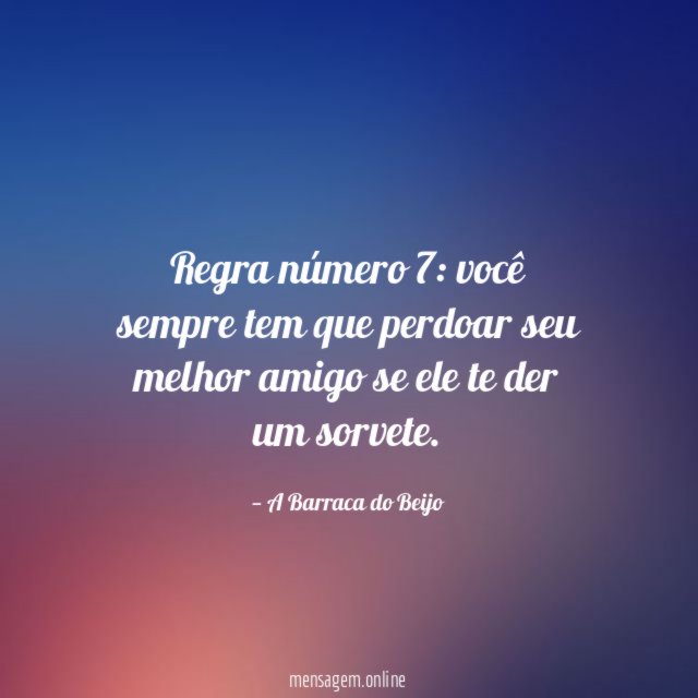 Regra número 7