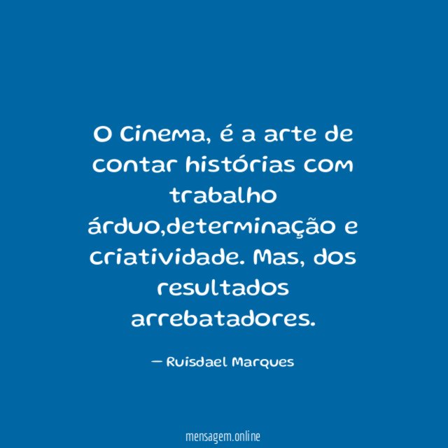O Cinema