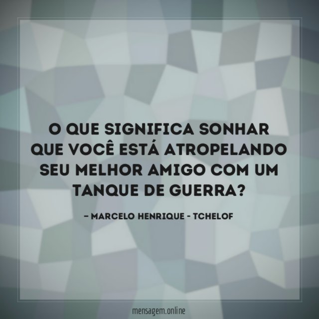 O que significa sonhar que você está atropelando