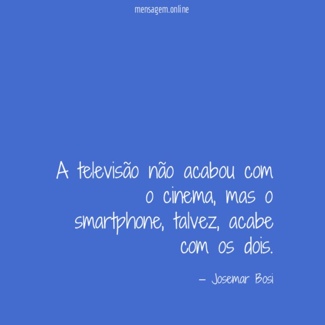 A televisão não acabou com o cinema