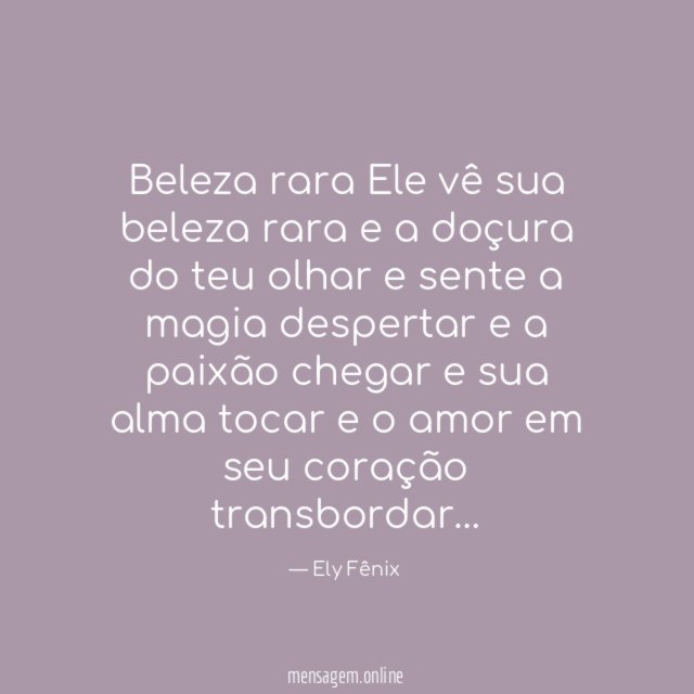 Beleza rara