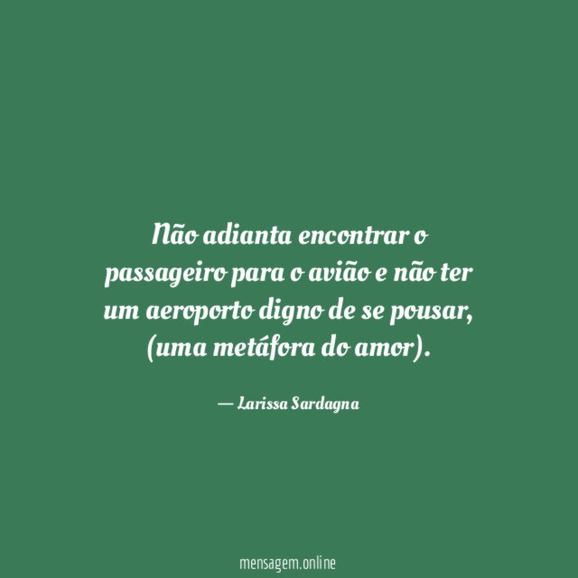 Não adianta encontrar o passageiro para o avião