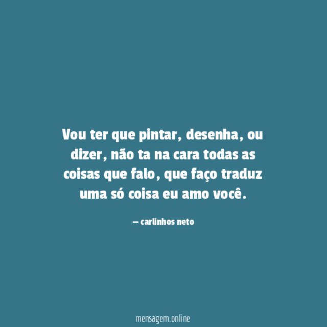 Vou ter que pintar