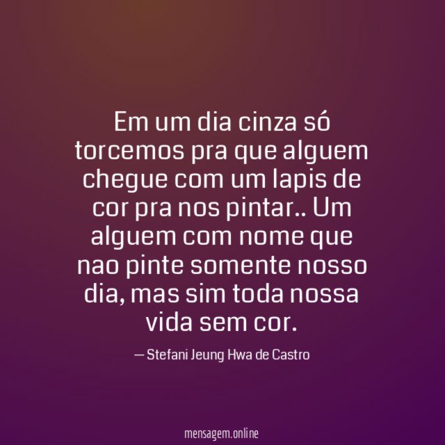 Em um dia cinza só torcemos pra que
