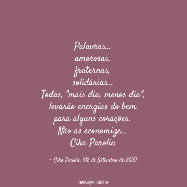 Palavras