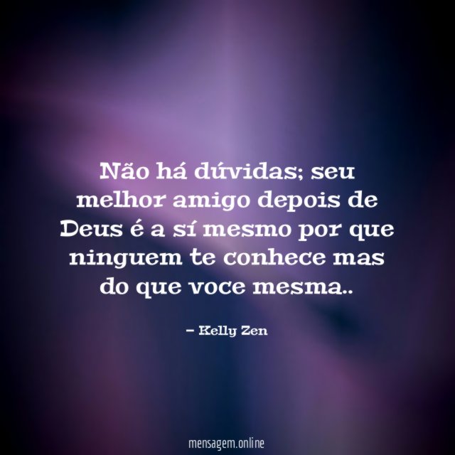 Não há dúvidas