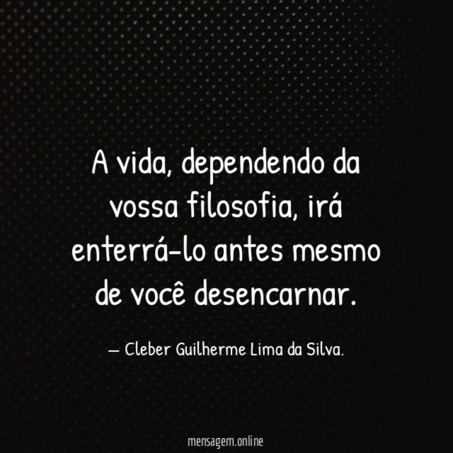 A vida