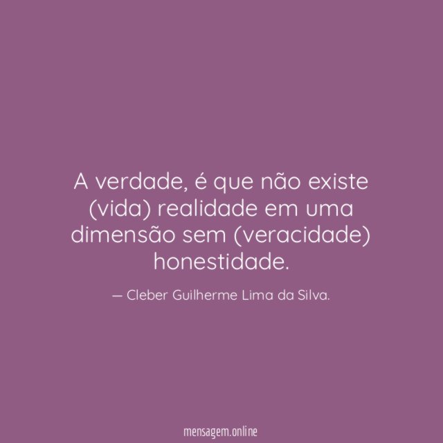 A verdade