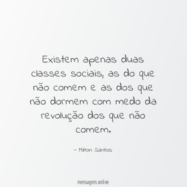 Existem apenas duas classes sociais