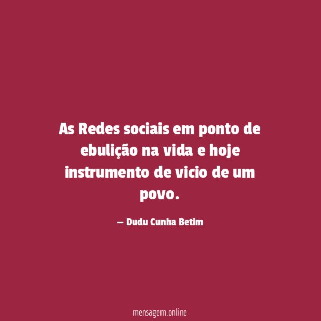 As Redes sociais em ponto de ebulição na