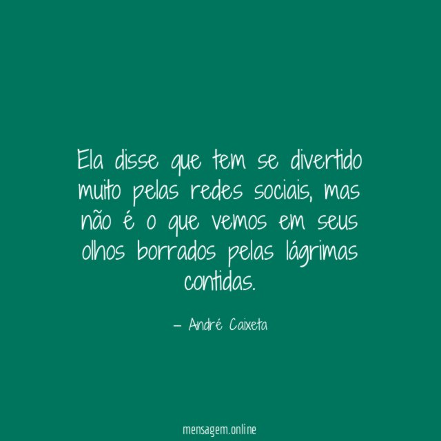 Ela disse que tem se divertido muito pelas redes sociais
