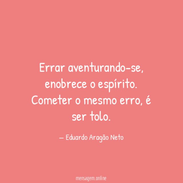 Errar aventurando-se