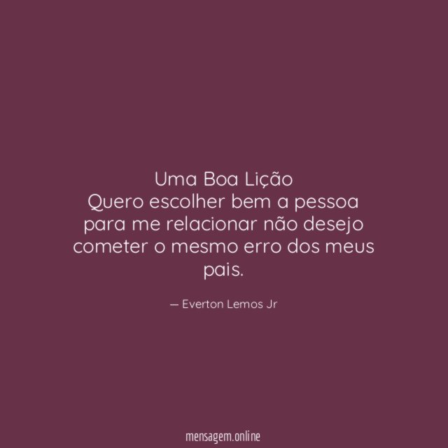 Uma Boa Lição