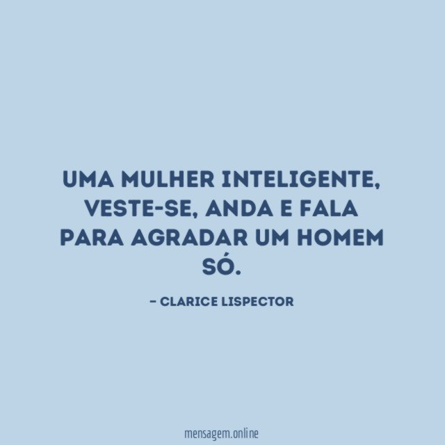 Uma mulher inteligente