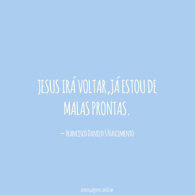 Jesus irá voltar