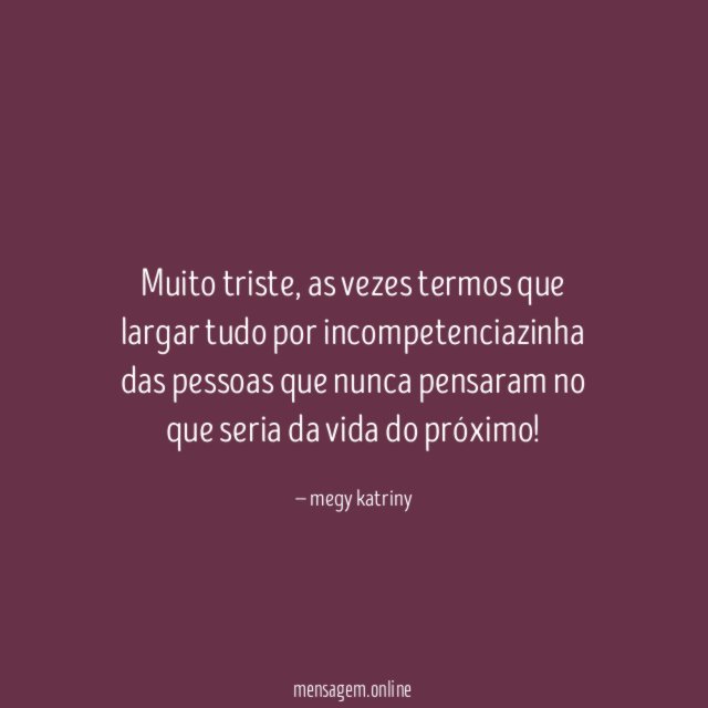 Muito triste