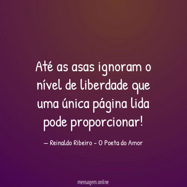 Até as asas ignoram o nível de liberdade